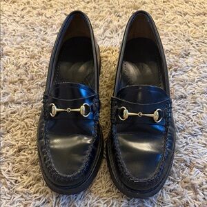 GH Base Weejuns Liana lug sole loafer, black, size 7M